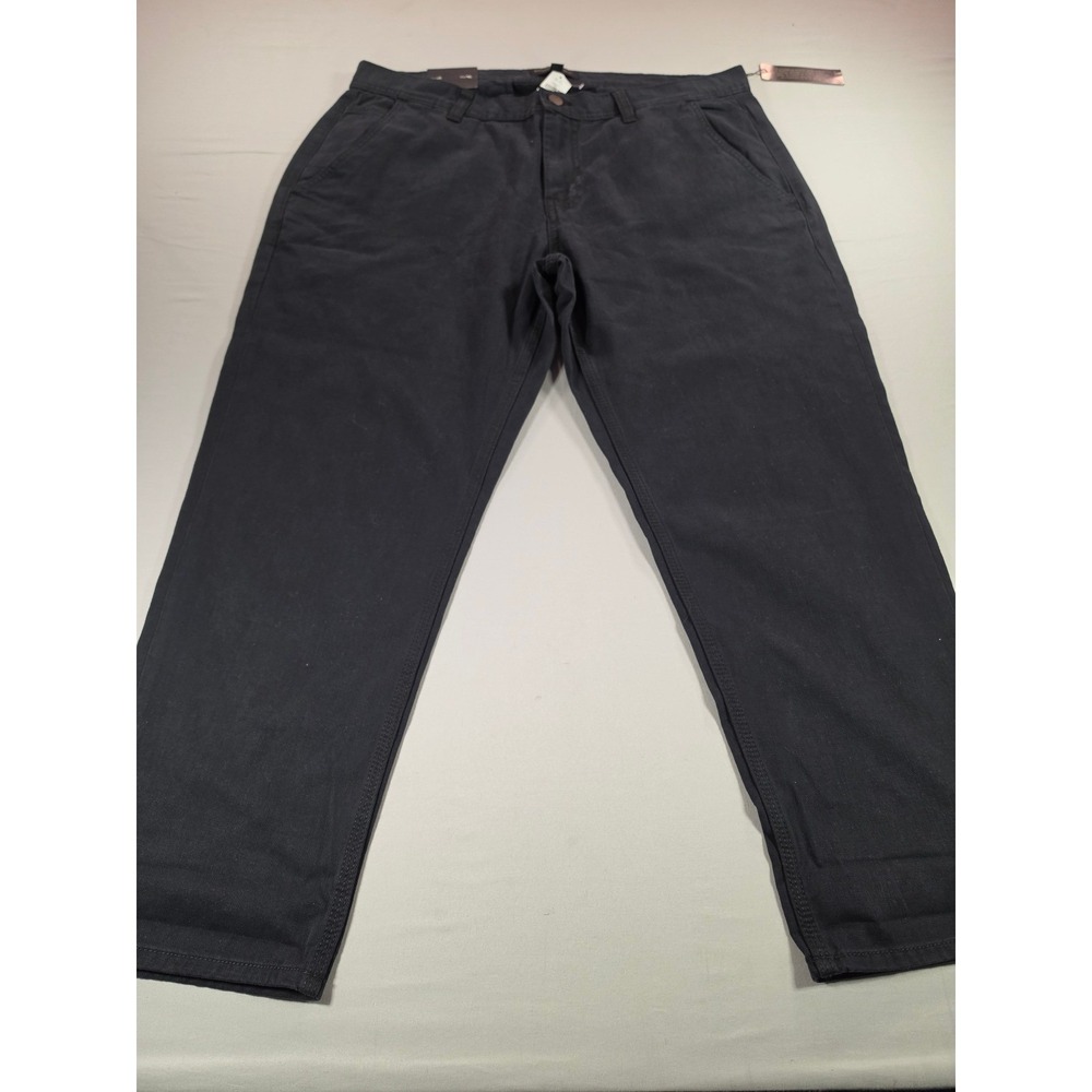 Banana Republic Surplus Twill Pant Mens 35x30 Black Athletic Fit Tapered 440006